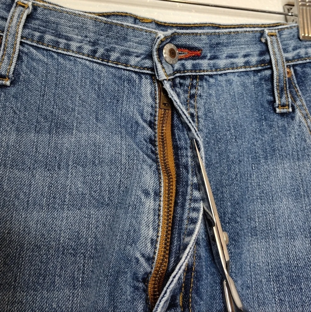 Cinch Up Men's Relaxed Fit Blue Denim White Label Casual Jeans Sz 42×36